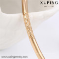 51510 Xuping neue Design Großhandel vergoldet indischen Armreifen ohne Stein